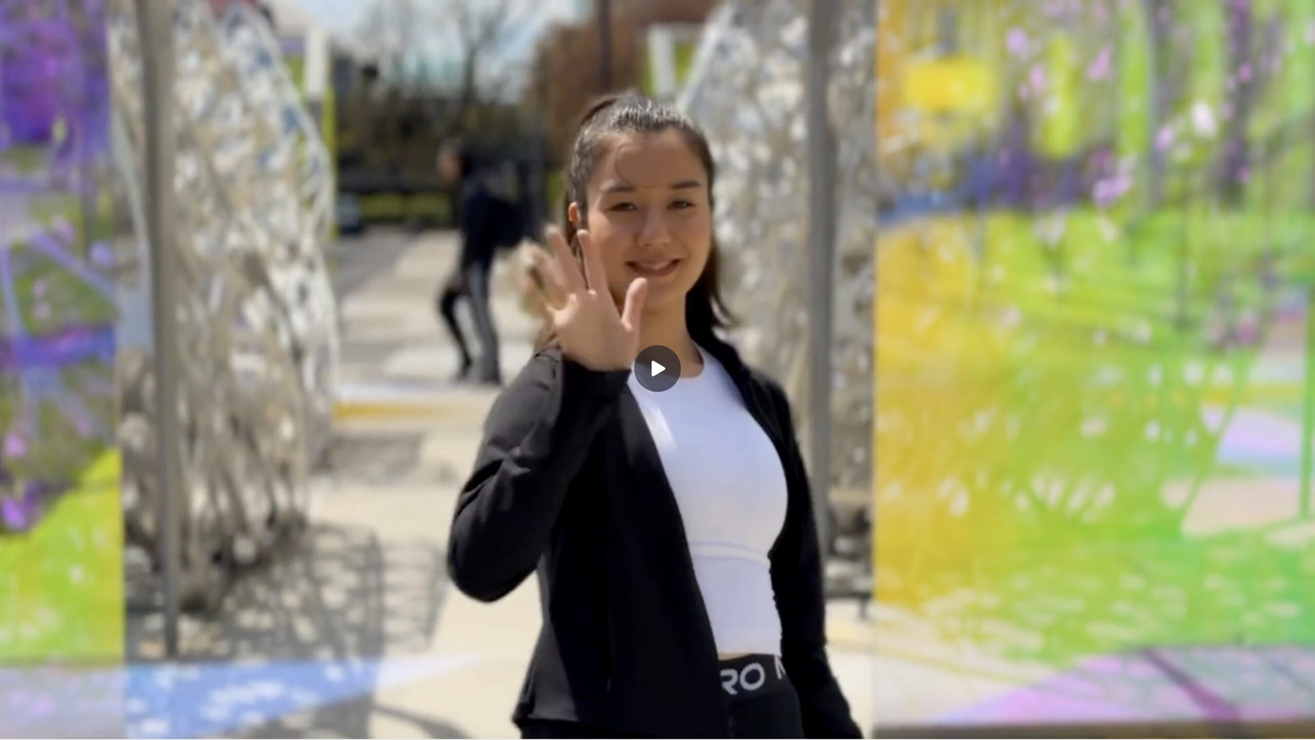 Danish, a young woman from Afghanistan is raising funds to run the 2026 NYC Marathon.